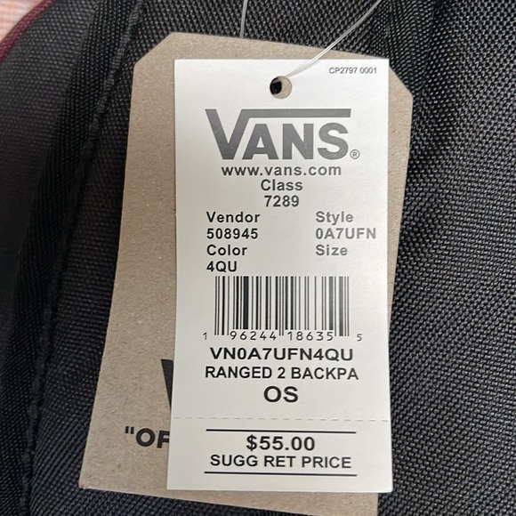 Vans Ranged 2 Prints Adult Laptop Backpack One Size (Port Royale)
NWT - Picture 11 of 16